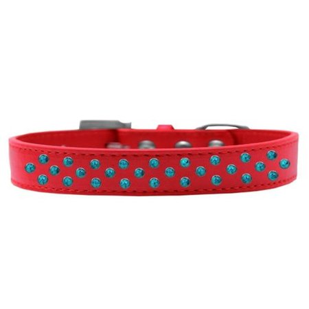 UNCONDITIONAL LOVE Sprinkles Southwest Turquoise Pearls Dog CollarRed Size 20 UN796154